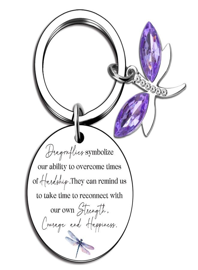 igvean Dragonfly Gifts for Women Cute Keychain Dragon Fly Gift Inspirational Gifts for Women Friends Unique Christmas Birthday Gift for Dragonfly Lover Encouragement Present for Her - Image 1